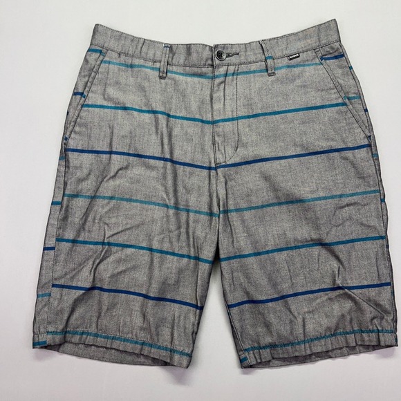 Hurley Other - Hurley‎ Hybrid Shorts Striped Casual Walk Shorts Size 31 Grunge Boho Beach